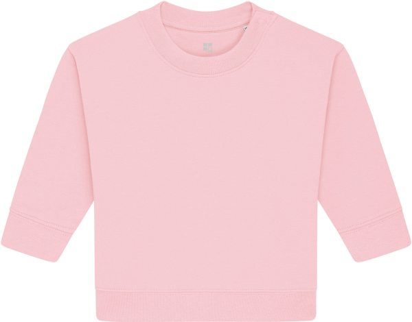 Baby Sweatshirt aus Bio Baumwolle cotton pink