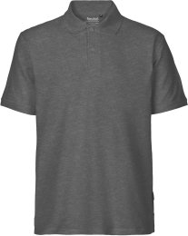 Classic Polo-Shirt aus Fairtrade Bio-Baumwolle - dark heather
